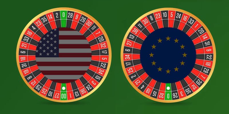 American og European roulette